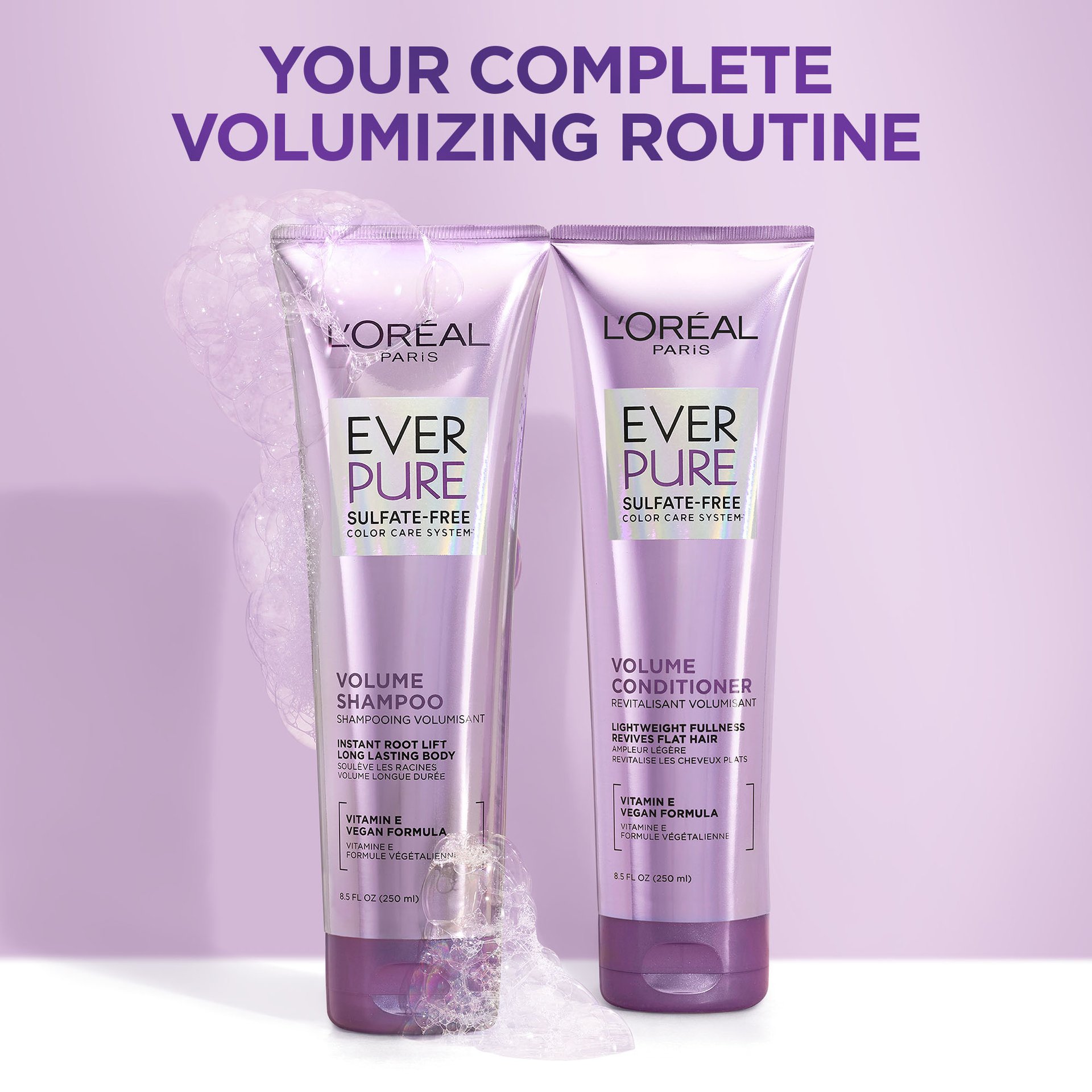 L'Oréal Paris EverPure Sulfate-Free Volume Conditioner, Full Product Range